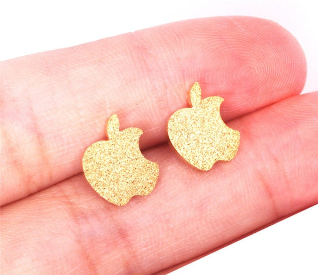 ASONSTEEL Girl Earrings Star/Love Letter/Smile/Snowflake/Owl/Flower/Round Stainless Steel Stud Earring for Women Daily Wear