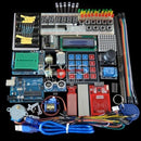 Starter Kit for arduino Uno R3 - Uno R3 Breadboard and holder Step Motor / Servo /1602 LCD / jumper Wire/ UNO R3