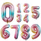 16/32inch Number Aluminum Foil Balloons Rose Gold Silver Digit Figure Balloon Child Adult Birthday Wedding Decor Party Supplies
