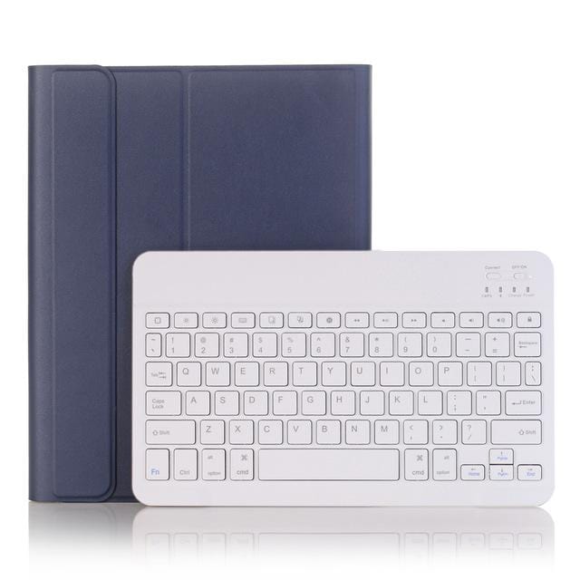 Case for iPad 10.2 Keyboard Case with Pencil Holder for Apple iPad 7 7th Generation A2197 A2198 Russian Spanish English Keyboard