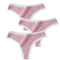 3 Pcs/Set Women Panties G-String Underwear Fashion Thong Sexy Cotton Panties Ladies G-string Soft Lingerie Solid Low Rise Panty