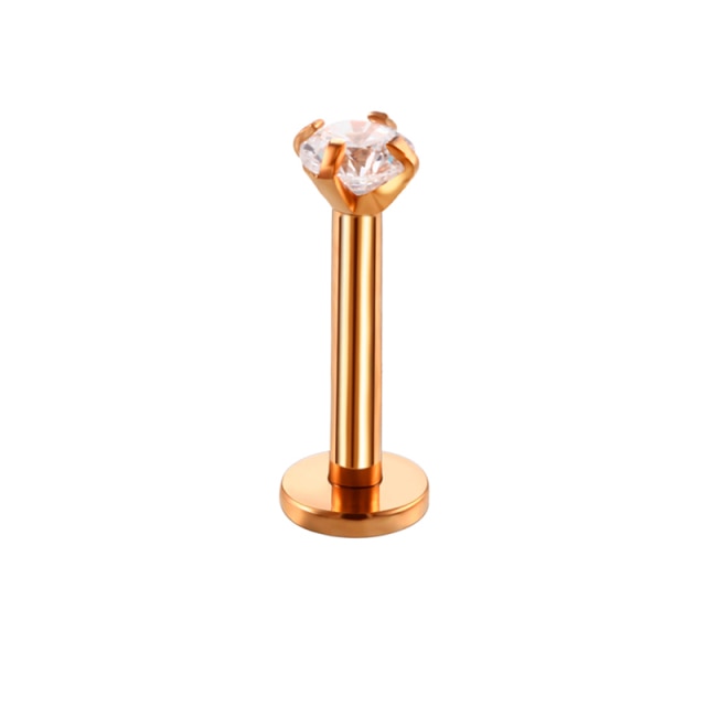 1Pcx3 Style crystal Ball Lip earring Stud 1.2x6/8x3mm Stainless Steel Labret piercing Cartilage Tragus Pircing Body Jewelry