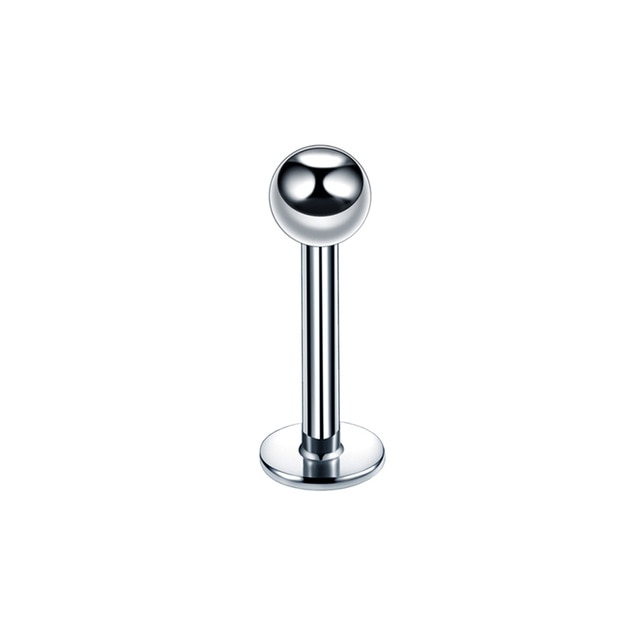 1Pcx3 Style crystal Ball Lip earring Stud 1.2x6/8x3mm Stainless Steel Labret piercing Cartilage Tragus Pircing Body Jewelry