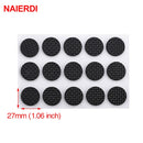 NAIERDI 1-24PCS Self Adhesive Furniture Leg Feet Rug Felt Pads Anti Slip Mat  Bumper Damper For Chair Table Protector Hardware