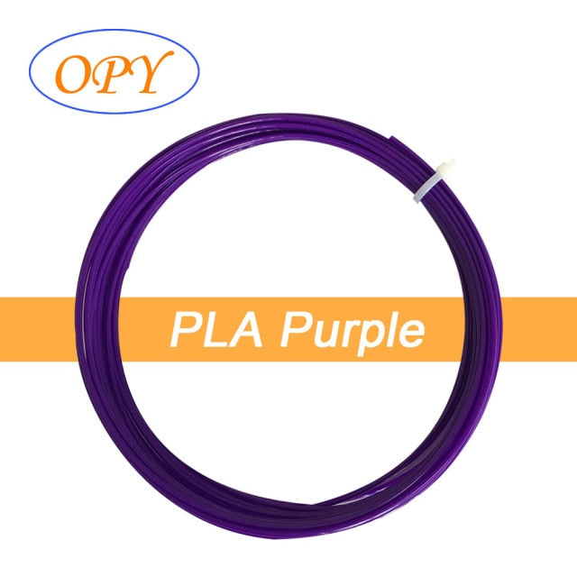 Filament 3D Pen PLA 1.75Mm Refill Plastic Silk 5 meter Marble shining Wood Gold Silver Copper Yellow Blue Pink Printer Material