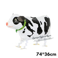 Mixes Walking Animal HELIUM Balloons Cute Cat Dog Panda Dinosaur Tiger pet air Ballons birthday party decorations kids and adult