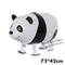 Mixes Walking Animal HELIUM Balloons Cute Cat Dog Panda Dinosaur Tiger pet air Ballons birthday party decorations kids and adult