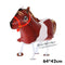 Mixes Walking Animal HELIUM Balloons Cute Cat Dog Panda Dinosaur Tiger pet air Ballons birthday party decorations kids and adult