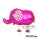 Mixes Walking Animal HELIUM Balloons Cute Cat Dog Panda Dinosaur Tiger pet air Ballons birthday party decorations kids and adult