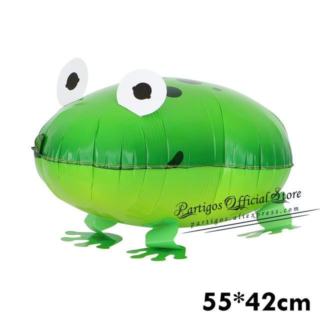 Mixes Walking Animal HELIUM Balloons Cute Cat Dog Panda Dinosaur Tiger pet air Ballons birthday party decorations kids and adult