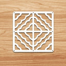 12 -piece 29x29 Cm Hanging Screens Living Room Parts Of Panels Partition Wall Art Diy Decoration White Wood Plastic yarn