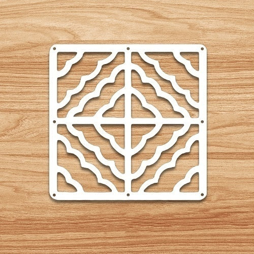 12 -piece 29x29 Cm Hanging Screens Living Room Parts Of Panels Partition Wall Art Diy Decoration White Wood Plastic yarn