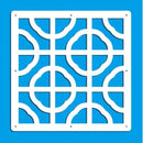 12 -piece 29x29 Cm Hanging Screens Living Room Parts Of Panels Partition Wall Art Diy Decoration White Wood Plastic yarn