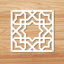 12 -piece 29x29 Cm Hanging Screens Living Room Parts Of Panels Partition Wall Art Diy Decoration White Wood Plastic yarn