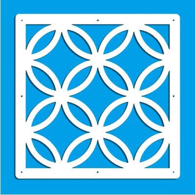 12 -piece 29x29 Cm Hanging Screens Living Room Parts Of Panels Partition Wall Art Diy Decoration White Wood Plastic yarn