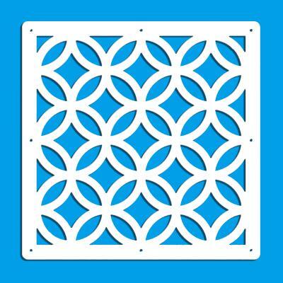 12 -piece 29x29 Cm Hanging Screens Living Room Parts Of Panels Partition Wall Art Diy Decoration White Wood Plastic yarn