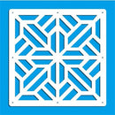 12 -piece 29x29 Cm Hanging Screens Living Room Parts Of Panels Partition Wall Art Diy Decoration White Wood Plastic yarn