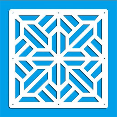 12 -piece 29x29 Cm Hanging Screens Living Room Parts Of Panels Partition Wall Art Diy Decoration White Wood Plastic yarn