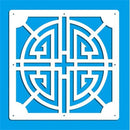 12 -piece 29x29 Cm Hanging Screens Living Room Parts Of Panels Partition Wall Art Diy Decoration White Wood Plastic yarn