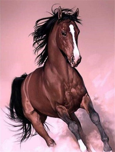 MTEN Diamond Embroidery Anmial Cross Stitch DIY Diamond Painting Horse Diamond Mosaic Rhinestones Home Decor