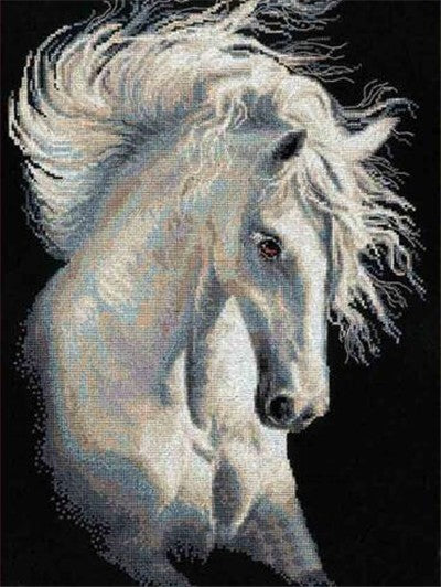 MTEN Diamond Embroidery Anmial Cross Stitch DIY Diamond Painting Horse Diamond Mosaic Rhinestones Home Decor