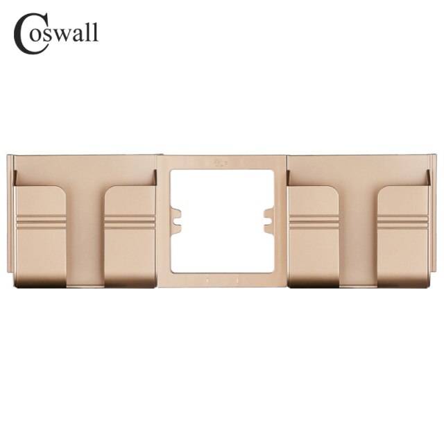 Coswall Wall Socket Phone Holder Smartphone Accessories Stand Support For Mobile Phone Apple Samsung Huawei Two Phone Holder