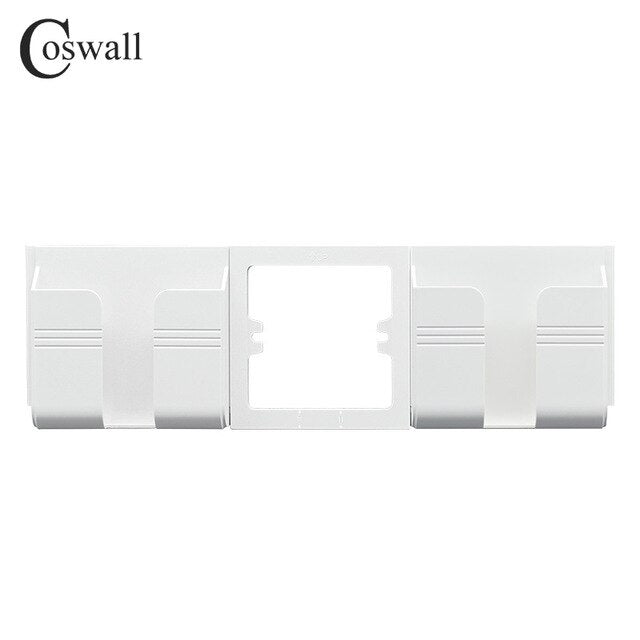 Coswall Wall Socket Phone Holder Smartphone Accessories Stand Support For Mobile Phone Apple Samsung Huawei Two Phone Holder