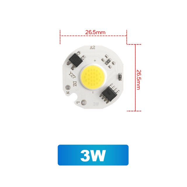 COB LED Chip 3W 5W 7W 20W 30W 50W Cool Warm No Need Driver AC 220V Flood Light Bulb Chip Diy Spotlight Floodlight