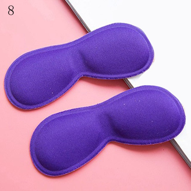Fashion 2pcs Practical Sticky Fabric Shoes Back Heel Inserts Insoles Pads Cushion Liner Grips High Quality Braces & Supports