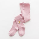 YWHUANSEN Spring Autumn Knitted Children Pantyhose Cotton Double Needle Tights for Girls Cute Animal Baby Girl Winter Clothes