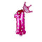 Number With Crown Foil Balloons