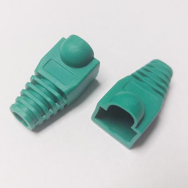 JONSNOW RJ-45 CAT6 CAT5e Adapter Cap Ethernet Network Cable Connector Plugs RJ45 Caps Cat 5 CAT6 protective sleeve multicolour