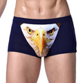 4XL Large Size Male Underwear Funny Cool Underpants Wolf Modal U Convex Underware Men Boxers Comfortable Soft boxer shorts man