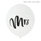 Mr&Mrs Latex Balloons