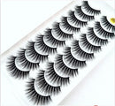 NEW5/10Pairs 3D Faux Mink Eyelashes Natural Thick Long False Eyelashes Dramatic Fake Lashes Makeup Extension Eyelashes maquiagem