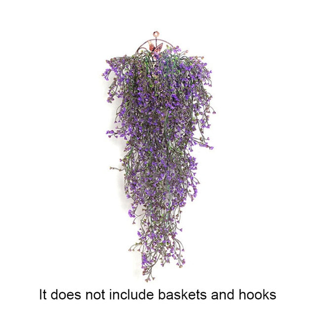 Artificial Plant Vines Wall Hanging Simulation Rattan Leaves Branches Green Plant Ivy Leaf Home Wedding Decoration Plant-Fall