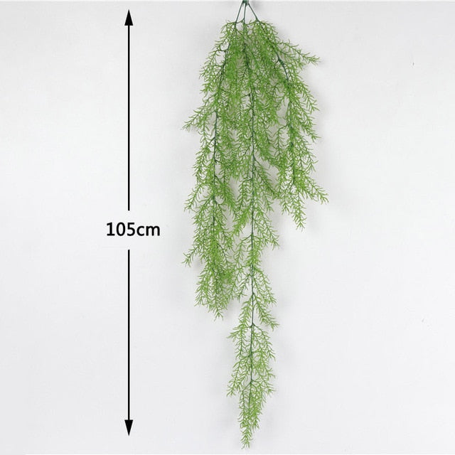Artificial Plant Vines Wall Hanging Simulation Rattan Leaves Branches Green Plant Ivy Leaf Home Wedding Decoration Plant-Fall
