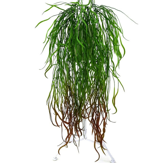 Artificial Plant Vines Wall Hanging Simulation Rattan Leaves Branches Green Plant Ivy Leaf Home Wedding Decoration Plant-Fall