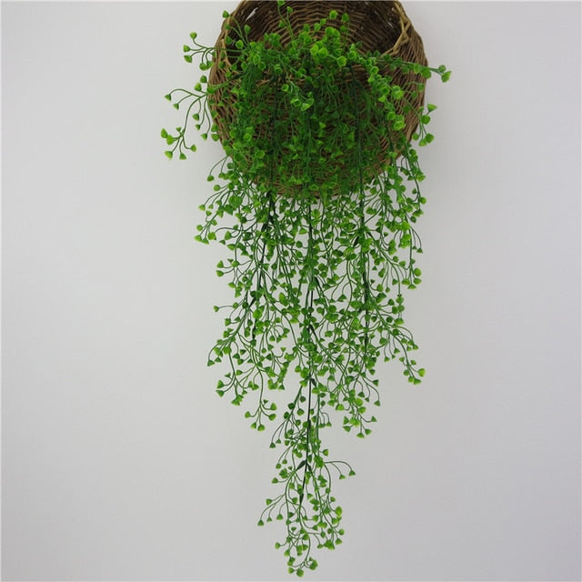 Artificial Plant Vines Wall Hanging Simulation Rattan Leaves Branches Green Plant Ivy Leaf Home Wedding Decoration Plant-Fall