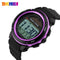 SKMEI Outdoor Sport Watch Men Solar PU Strap Wristwatches Mens Chronograph Alarm 5Bar Waterproof Digital Watch reloj hombre 1096