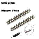 Watch Band Strap Accessories Stainless Steel Spring Bar 4pcs Silver Metal Watchbands Repair Tool 16-28mm Strap Link Pin