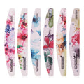 6pc Mix Nail Files Strong Sandpaper Washable Nails Buffer Emery Board 80/100/150/180/240/320 Grit Lime a ongle Manicure Polisher