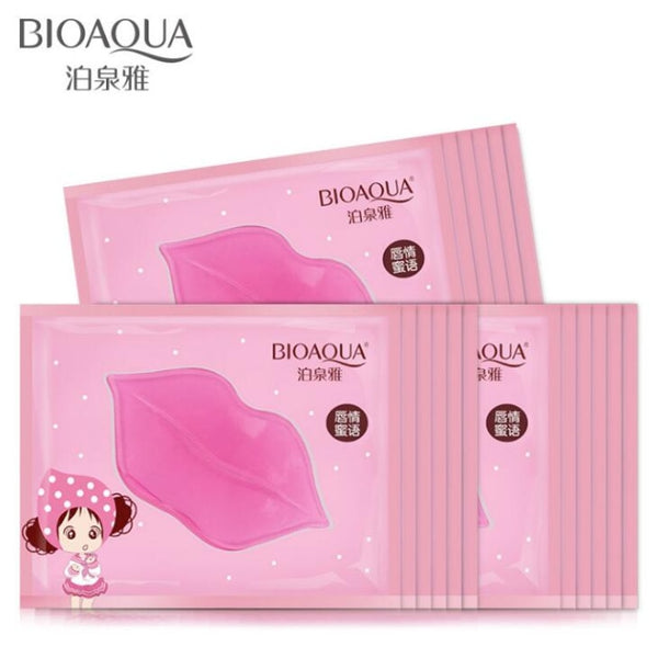 10pcs Collagen Crystal lip mask lips plump gel personal care hydrating lip whitening a smacker wrinkle gel patch