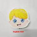 Baby Tooth Box Organizer Spanish English Portuguese Russian Milk Teeth Storage Collect Umbilical Lanugo Save Case Souvenir