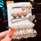 2020 New Women Girls Pearl Crystal Hairpins Side Clip Hair Jewelry Trendy Geometric Headwear Fashion Hair Accessories Barrettes