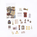 Mr.paper 40Pcs/bag Plant Flower Mushroom Ginkgo Pet Deco Diary Stickers Scrapbooking Planner Decorative Stationery Stickers