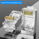 Vention Cat7 RJ45 Connector Cat7/6/5e STP 8P8C Modular Ethernet Cable Head Plug Gold-plated for Network RJ 45 Crimper Connectors