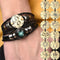 2pcs/set 12 Constellation Bracelets Luminous Charm Leather Bracelet Zodiac Horoscope Braided Bangle Men Women Jewelry Wrist Gift