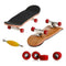1 Set Wooden Fingerboard Skateboard with Box Children Deck Sport Game Gift Maple Novelty Finger Toy for Adults Kids 6 Colors