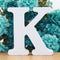 1pc 10cm White Wooden Letters Alphabet DIY Word Letter Party Wedding Home Decor Name Design Art Crafts Standing 3.94 Inches